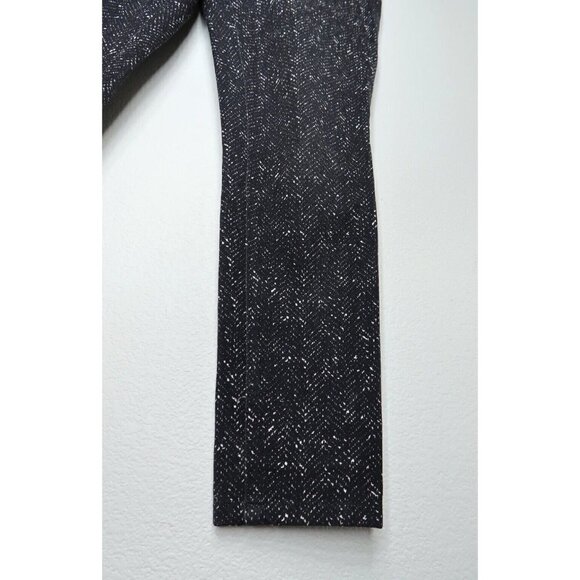 Banana Republic Pants Sloan Fit Slim Ankle Womens Size 4 Black Herringbone - Picture 6 of 12